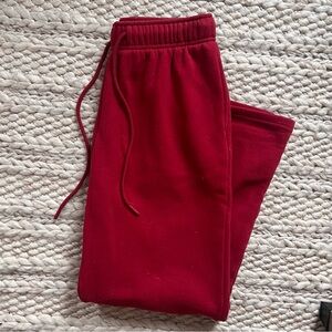 Amazon Red Sweatpants
